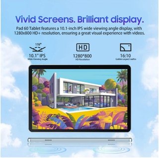 Oscal Pad 60 3GB+64GB, 10.1" Android Tablet 3GB 64GB Quad-Core WIFI - Space Grey GRIS, REACONDICIONADO, marcas minimas