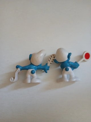 Set 2 Puffi Smurf pitufos