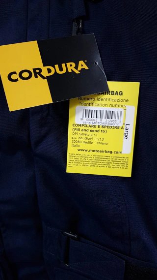 Chaqueta Moto Piaggio Azul Talla L