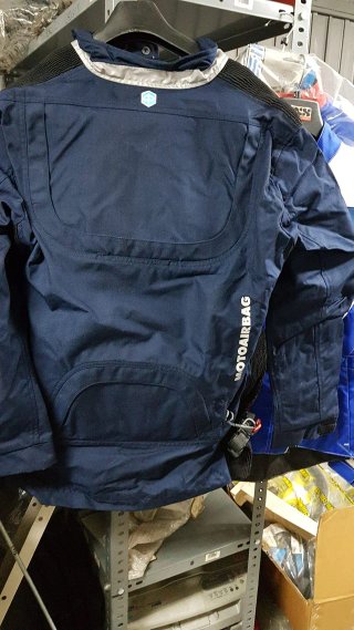 Chaqueta Moto Piaggio Azul Talla L