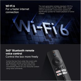 TV Box S 3ra Generación 4K Ultra HD Bluetooth 5.2 Wifi6 32GB, NUEVO, Compatible Con Xiaomi, ROM TV Assistant Smart Media Player.(D Box S 3rd Gen)