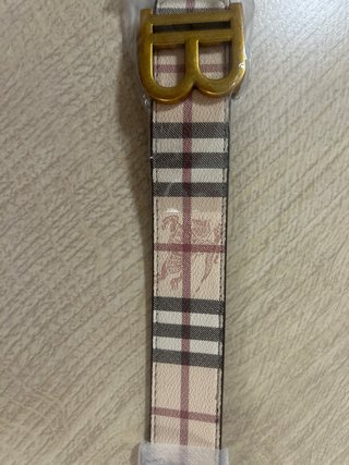 Cinturón Burberry Clásico Beige/negro
