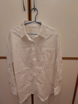 Camisa blanca mujer algodón