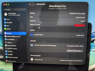 MacBook Pro 16 M4 Max 36GB RAM 1TB SSD