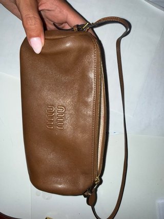 Borsa Miu Miu Marrone Originale