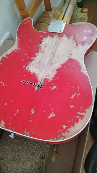 Guitarra Telecaster Relic Roja