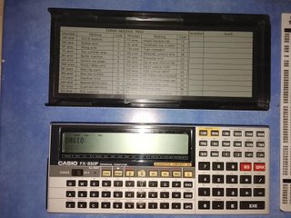 Calculadora Casio FX-850P como nuevo.