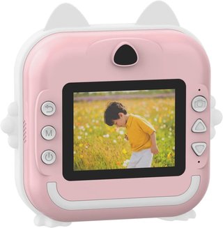 Camara Digital impresora Printer Q5 32GB , rosa + papel de imprimir nuevo