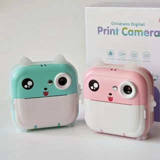 Camara Digital impresora Printer Q5 32GB , rosa + papel de imprimir nuevo