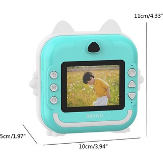 Camara Digital impresora Printer Model-Q5 , azul ,+ 2 rollos de papel para impresion, Nuevo, Envio 24h