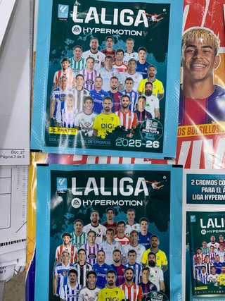 Pack cromos LaLiga Hypermotion 2025-26