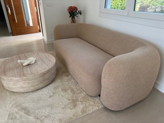 Sofá 3 plazas beige
