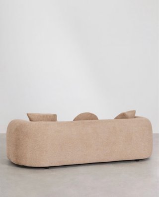 Sofá 3 plazas beige