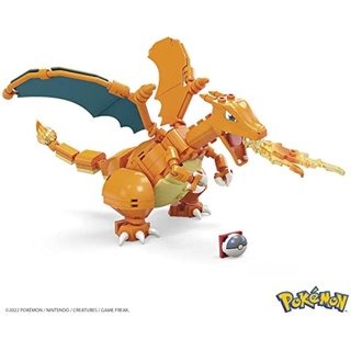 Mega Construx Pokémon Charizard Figura de 222 bloques de construcción de juguete para niños (Mattel GWY77)