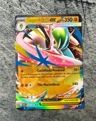 Mega Gallade EX Caos Creciente Carta Pokemon