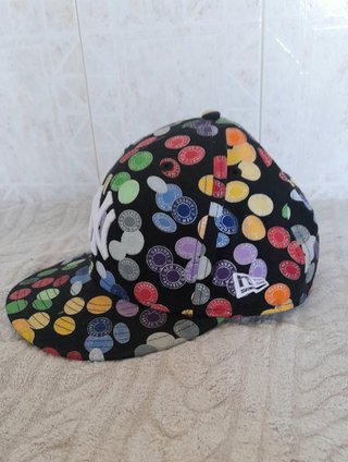 Cappellino NY New Era Nero Multicolor