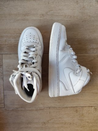 Nike Air Force 1 Altas Blancas Talla 38