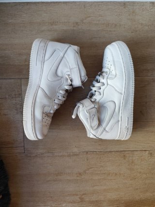 Nike Air Force 1 Altas Blancas Talla 38