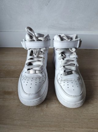 Nike Air Force 1 Altas Blancas Talla 38