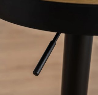 2 Taburetes altos madera y metal