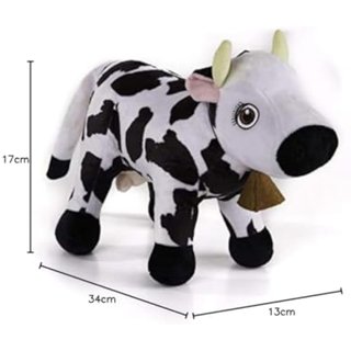 BANDAI - La Granja De Zenón: Peluche DX Musical Vaca Lola