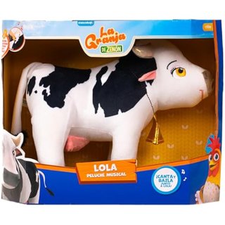 BANDAI - La Granja De Zenón: Peluche DX Musical Vaca Lola