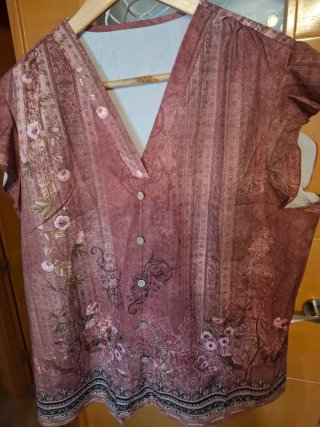 Blusa mujer estampada floral