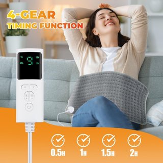 Manta Electrica FY-HW1836 Nuevo 43*84cm 500g (grises)