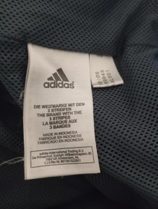 Chaqueta Adidas Vintage Gris Naranja