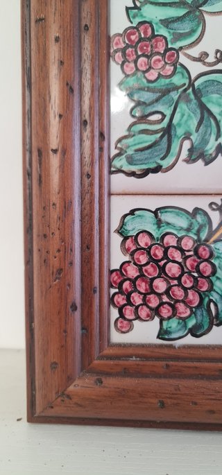 Cuadro azulejos homenaje al vino