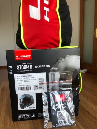Casco LS2 FF800 Storm 2 Racer Matt Blue