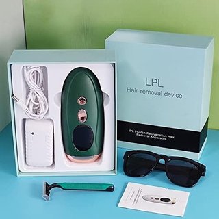 Depiladora Laser IPL G-HR500W (verde) Nuevo, + gafas de sol de regalo