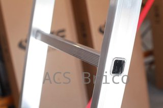Escalera Aluminio 3x7 - 2+2+2 M - 66x25mm