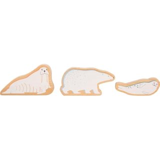 small foot Piedras de Equilibrio Arctic, de Madera certificada FSC® 100%, Juego de apilar a Partir de 12 Meses, 12440