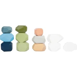 small foot Piedras de Equilibrio Arctic, de Madera certificada FSC® 100%, Juego de apilar a Partir de 12 Meses, 12440