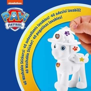 Crayola - Washimals Paw Patrol, Set de Actividades con 4 Cachorros, 6 Rotuladores Lavables, 40 Pegatinas, Diversión y Regalo para Niños, a Partir de 3 años, 74-0290