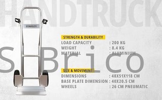 Carretilla Aluminio SXWTC-HT525 - 200KG - Stanley