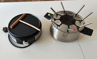 Máquina Fondue y Crepera Severin 2 en 1