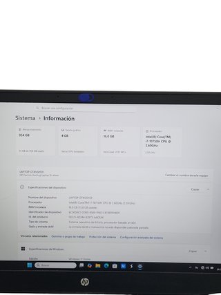HP Pavilion Intel Core i7 1TB 16GB RAM