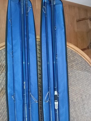 Pareja de cañas Daiwa Sky caster 1 acción 33
