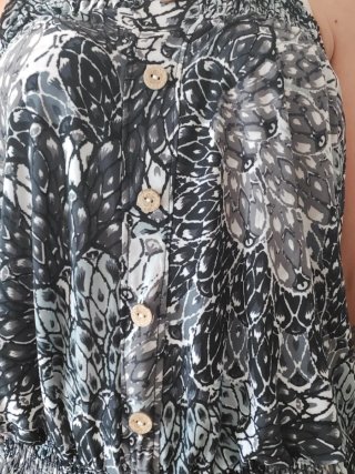 Mono largo estampado