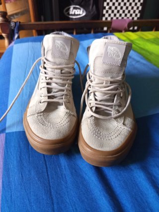 Zapatillas Vans Sk8-Hi Beige/Marrón