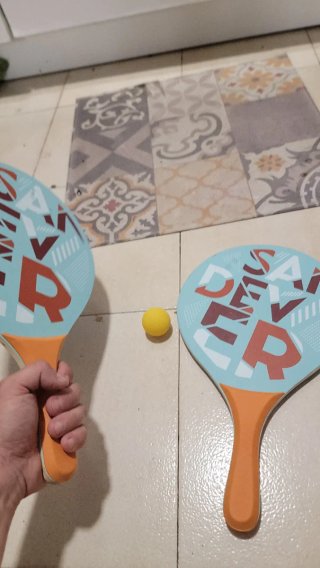 Pack 2 Palas Playa Decathlon + Pelota Gratis