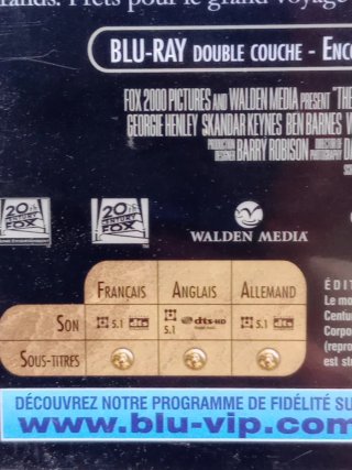 Filme Blu-ray  Nárnia