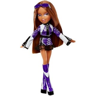 Bratz Scorchin' Yasmin - Include 1 Bambola alla Moda, Con Completo e Accessori, Bambole Ispirate alle Moto, Giocattoli Carini per Ragazze