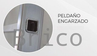 Escalera Aluminio Elite 2x14 - 4+4 M - 80-80x30mm