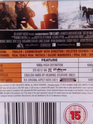 Filme Blu-ray Act of Valour