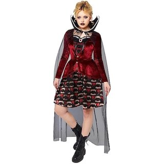 Amscan Disfraz Vampiresa medianoche B0C69YX5 Nuevo (talla 40-42)