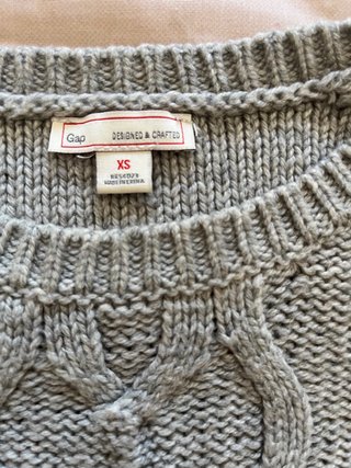 Jersey GAP gris trenzado