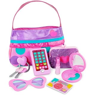 Battat- Play Circle – Set de Maquillaje y Belleza – Vestir Accesorios de Moda – El Juego de aparentar – Juguetes para niños – A Partir de 3 años – Princess Purse Set